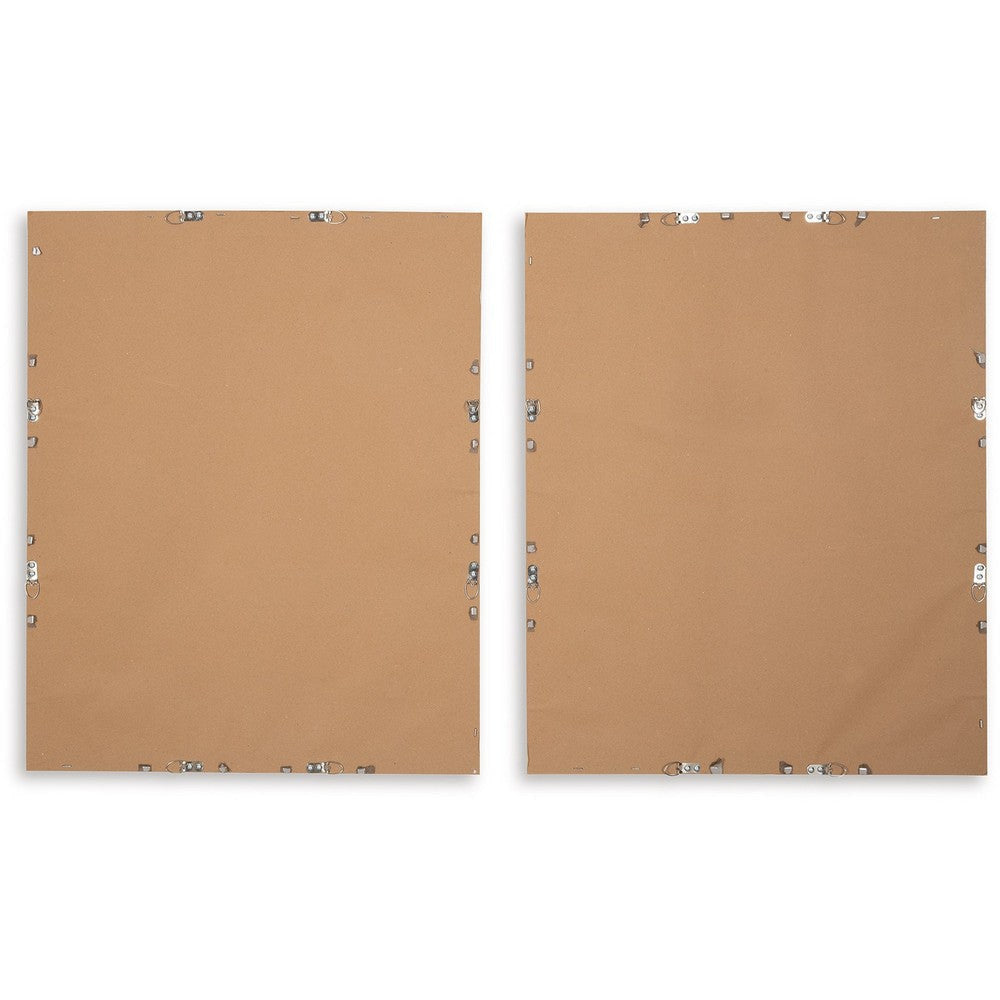 Ashley Holine 2 Piece Wall Art Set | 24x30 | Blue and White Abstract Canvas BM332876