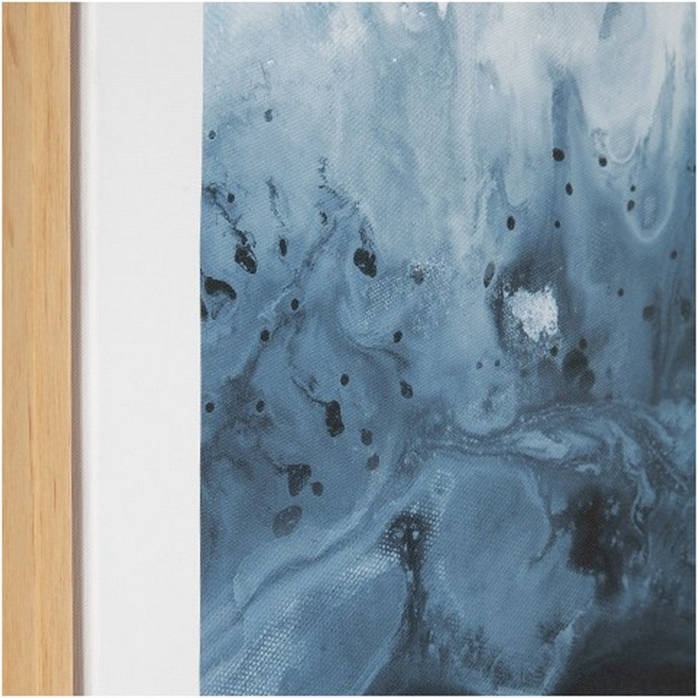 Ashley Holine 2 Piece Wall Art Set | 24x30 | Blue and White Abstract Canvas BM332876