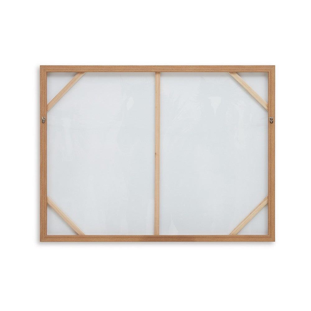 Ashley Hose Wall Art | 36x48 Painted Canvas Brown Black White Running Horses BM332882