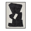 Ashley Garcy Wall Art Painting | 30x40 | Black Cream Framed Abstract Decor