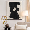 Ashley Garcy Wall Art Painting | 30x40 | Black Cream Framed Abstract Decor