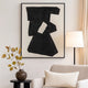 Ashley Garcy Wall Art Painting | 30x40 | Black Cream Framed Abstract Decor