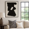 Ashley Garcy Wall Art Painting | 30x40 | Black Cream Framed Abstract Decor