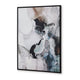 Ashley Lerry Abstract Wall Art Painting | 30x40 Framed Black White Gray BM332886