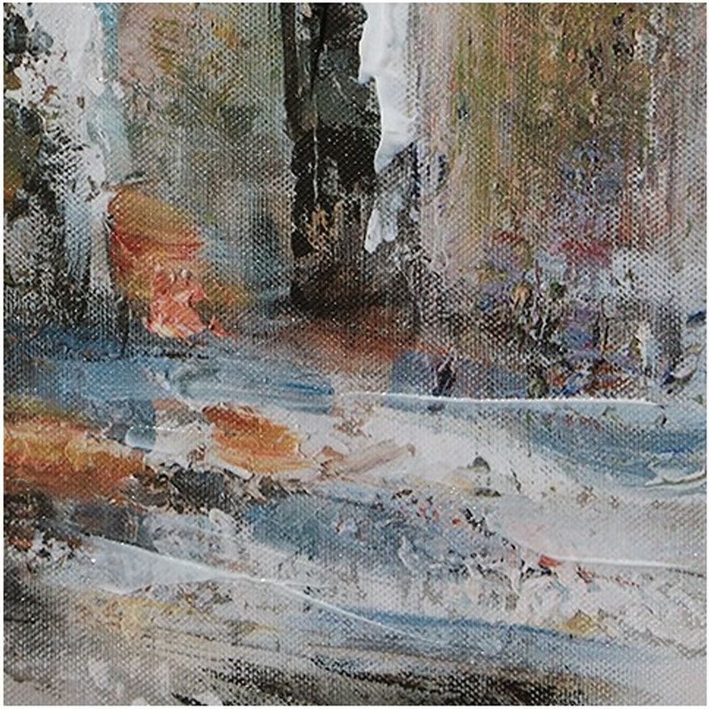 Ashley Alp Treescape Wall Art | 30x60 | Multi-Colored Hand Painted Canvas