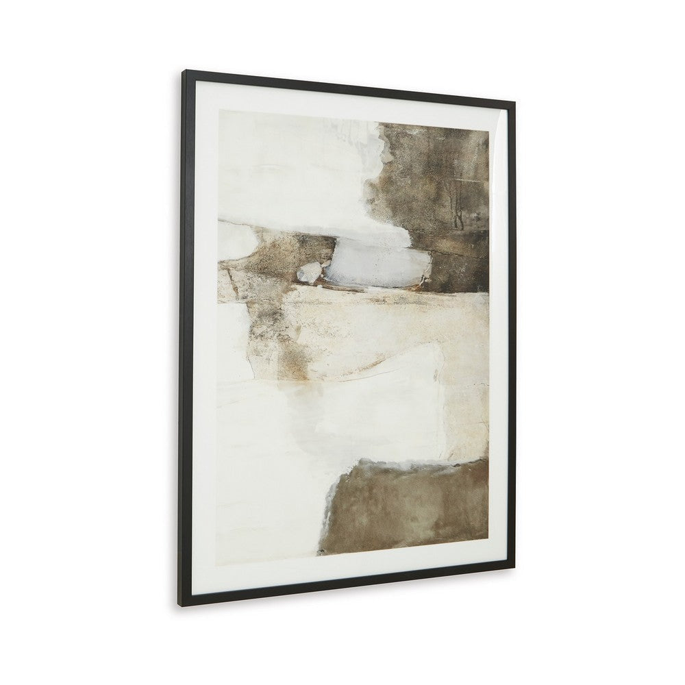 Ashley Aldrich Wall Art | 30x40 | Acrylic Front | Framed Brown White Print