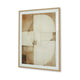 Ashley Cril Wall Art | 30x40 | Acrylic Front | Framed Brown Tan White Print BM332900
