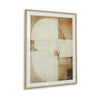 Ashley Cril Wall Art | 30x40 | Acrylic Front | Framed Brown Tan White Print