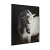 Ashley Arc Horse Silhouette Wall Art Painting | 40x50 | Black White Canvas