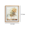 Ashley Foryn 4 Piece Wall Art Set | 23x27 | Spring Trees Print w Brown Frame