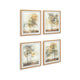 Ashley Foryn 4 Piece Wall Art Set | 23x27 | Spring Trees Print w Brown Frame