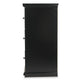 Ashley Boli 63’’ Wide Dresser | 6 Storage Drawers Modern Black Molded Trim BM332904