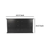 Ashley Boli 63’’ Wide Dresser | 6 Storage Drawers Modern Black Molded Trim BM332904
