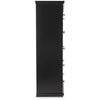 Ashley Boli Tall Dresser Chest | 5 Storage Drawers Black Molded Trim Details BM332905
