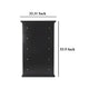 Ashley Boli Tall Dresser Chest | 5 Storage Drawers Black Molded Trim Details BM332905