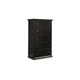 Ashley Boli Tall Dresser Chest | 5 Storage Drawers Black Molded Trim Details
