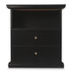 Ashley Boli Nightstand | 1 Storage Drawers | 24’’ | Black Molded Trim Details BM332906