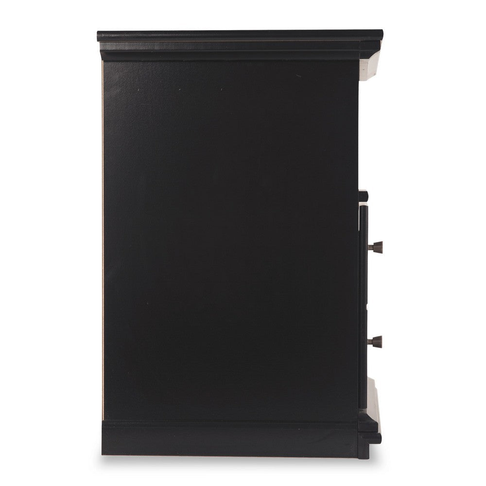Ashley Boli Nightstand | 1 Storage Drawers | 24’’ | Black Molded Trim Details BM332906