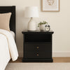 Ashley Boli Nightstand | 1 Storage Drawers | 24" | Black Molded Trim Details