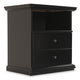 Ashley Boli Nightstand | 1 Storage Drawers | 24" | Black Molded Trim Details