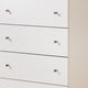 Ashley Twik Tall Dresser Chest | 5 Storage Drawers White Molded Trim Details BM332907