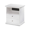 Ashley Twik Nightstand | 1 Storage Drawers | 24’’ White Molded Trim Details BM332908