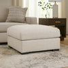 Ashley Balli Accent Ottoman Footrest | 42" Square | Warm Beige Polyester