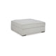 Ashley Peno Accent Ottoman | 51" Square | Light Gray Jumbo Cord Polyester