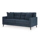 Ashley Bixy Sofa | 79’’ Dark Blue | Track Armrests | 2 Accent Throw Pillows BM332922