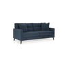 Ashley Bixy Sofa | 79’’ Dark Blue | Track Armrests | 2 Accent Throw Pillows BM332922