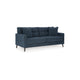 Ashley Bixy Sofa | 79’’ Dark Blue | Track Armrests | 2 Accent Throw Pillows BM332922