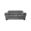 Ashley Lasy Sofa | Black Nailhead Trim and Dark Gray Polyester | Flared Arms BM332940