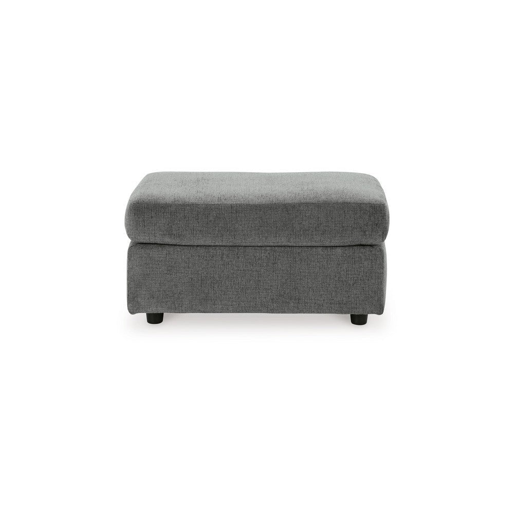 Ashley Ratty Ottoman | 33’’ Rectangular | Plush Cushioned Gray Polyester BM332941