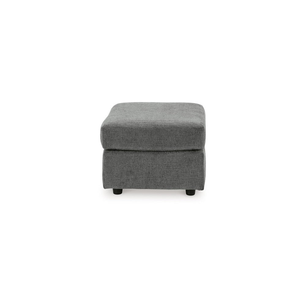 Ashley Ratty Ottoman | 33’’ Rectangular | Plush Cushioned Gray Polyester BM332941