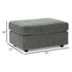 Ashley Ratty Ottoman | 33’’ Rectangular | Plush Cushioned Gray Polyester BM332941