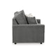 Ashley Ratty Loveseat | 63’’ Gray Polyester | Welt Trims | 2 Throw Pillows BM332943