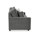 Ashley Ratty Sofa | 86’’ Gray Polyester | Welt Trims | 2 Accent Throw Pillows BM332944