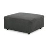 Ashley Felo Square Accent Ottoman | 39’’ | Dark Gray Polyester Cushioned BM332948