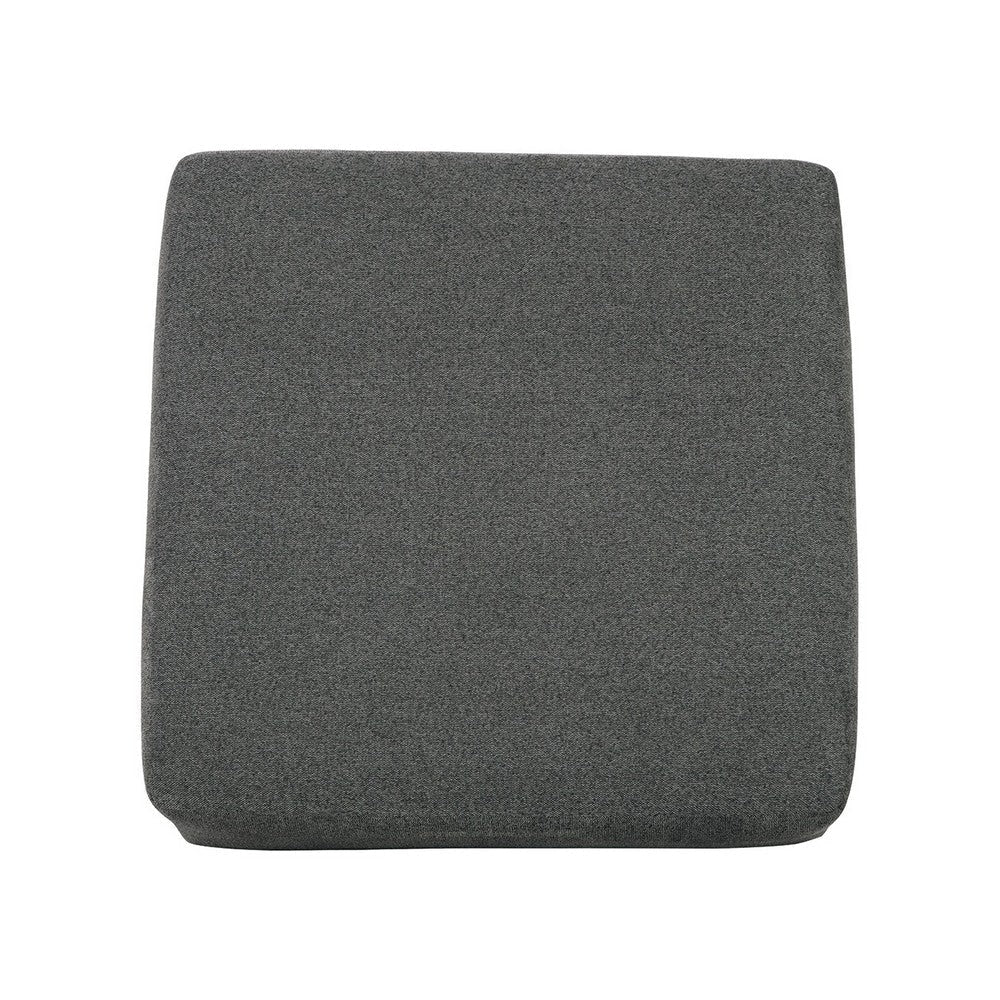 Ashley Felo Square Accent Ottoman | 39’’ | Dark Gray Polyester Cushioned BM332948