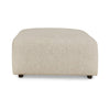 Ashley Felo Square Accent Ottoman | 39’’ Modern Beige Polyester Cushioned