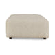 Ashley Felo Square Accent Ottoman | 39’’ Modern Beige Polyester Cushioned
