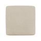 Ashley Felo Square Accent Ottoman | 39’’ Modern Beige Polyester Cushioned