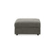 Ashley Fola Square Accent Ottoman | 37’’ Gray | Cupholders and Storage Top BM332950