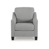 Ashley Lebo Accent Armchair | 34’’ | Sloped Armrests | Light Gray Polyester BM332955