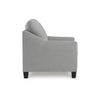 Ashley Lebo Accent Armchair | 34’’ | Sloped Armrests | Light Gray Polyester BM332955