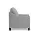 Ashley Lebo Accent Armchair | 34’’ | Sloped Armrests | Light Gray Polyester BM332955