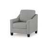 Ashley Lebo Accent Armchair | 34’’ | Sloped Armrests | Light Gray Polyester BM332955