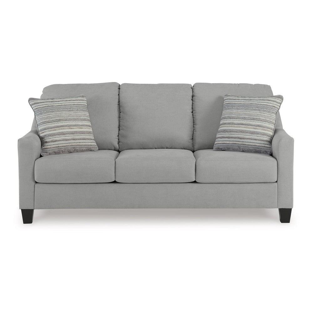Ashley Lebo Queen Size Sofa Sleeper Bed | Gray | Bifold Memory Foam Mattress BM332956