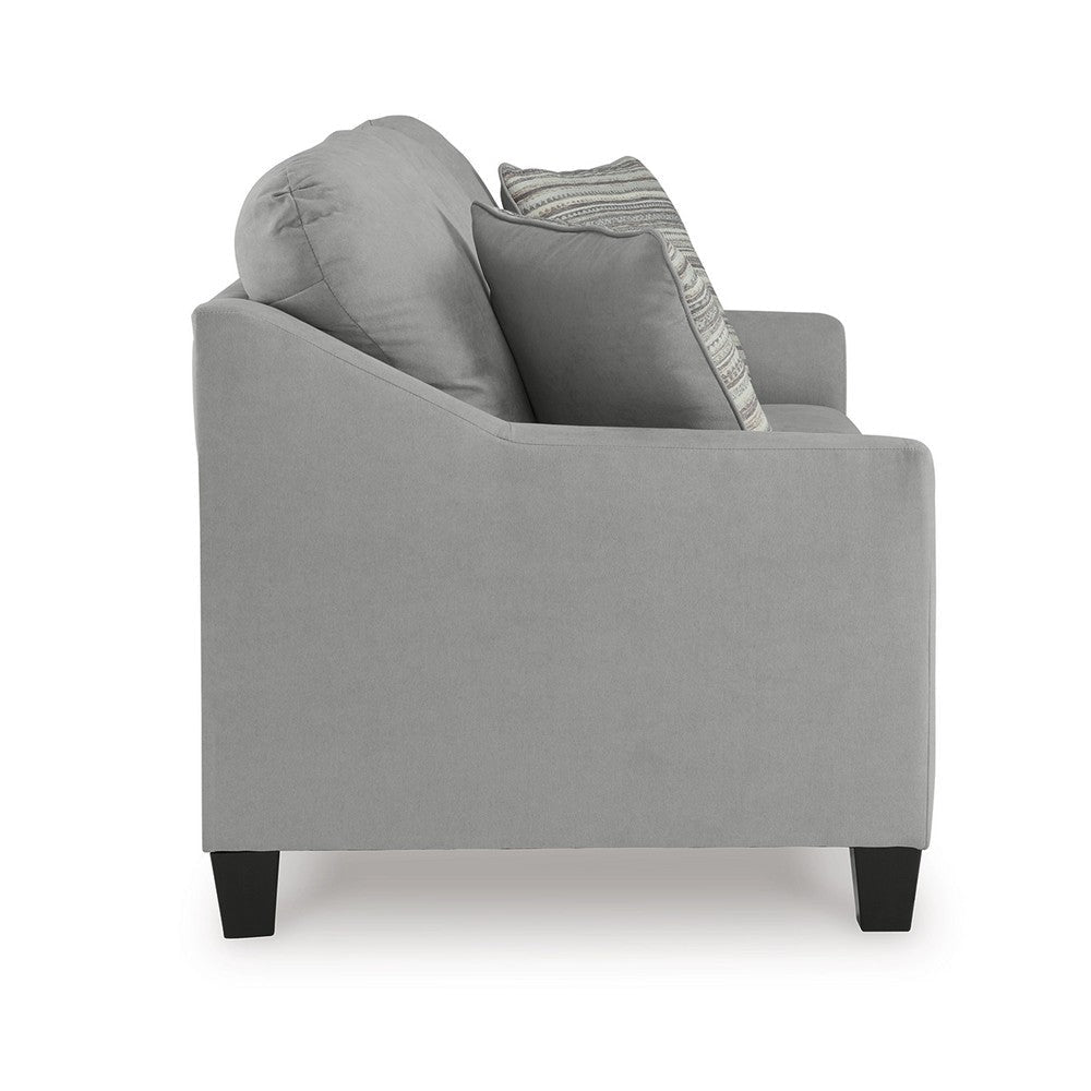Ashley Lebo Queen Size Sofa Sleeper Bed | Gray | Bifold Memory Foam Mattress BM332956