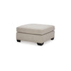 Ashley Joey Accent Ottoman | Soft Cushioned Beige Polyester | 36’’ Square BM332957